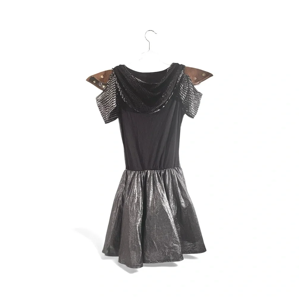 Amscan Black and Gold Knight Warrior Costume Dress - Picture 4 of 4